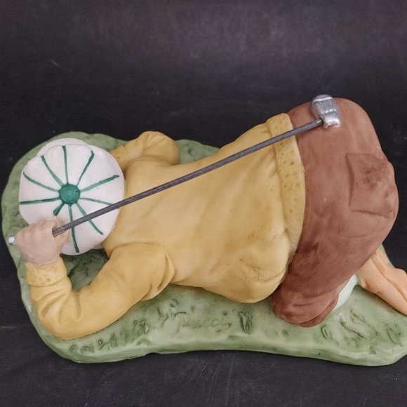 Vintage Arnart Golf Figurine Whimsical Fun Ceramic Statue Taiwan R.O.C. - Picture 5 of 9